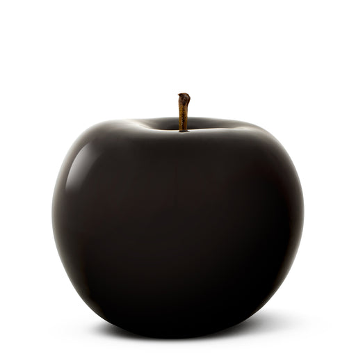 Apple Brilliant Glazed <br> 
Black
<br> (Ø 47 x H 37) cm