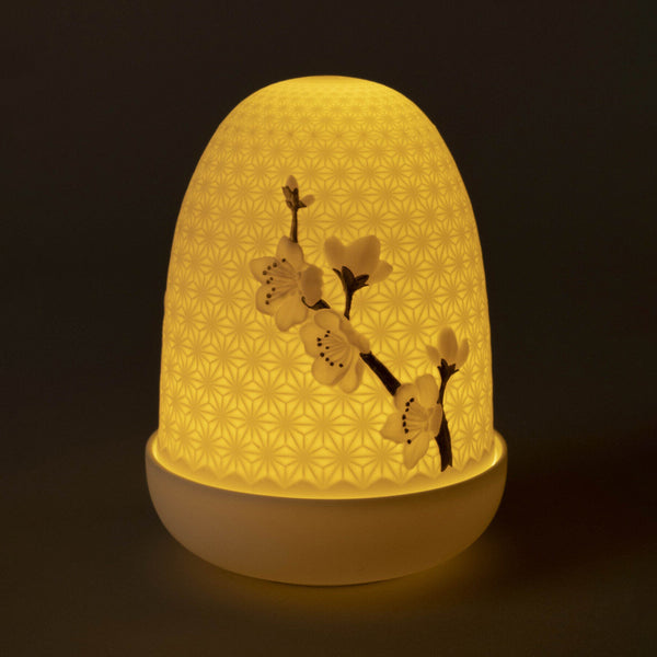 Cherry Blossoms Dome <br> Rechargeable Table Lamp <br> (Ø 11 x H 15) cm