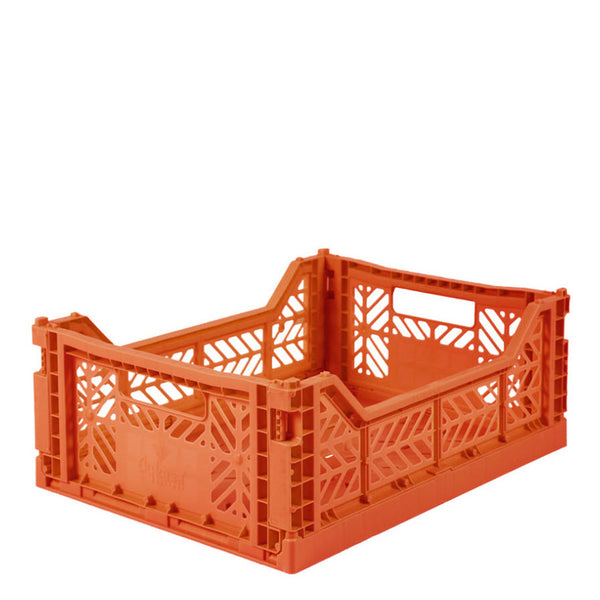 Folding Crate <br> Orange <br> (L 40 x W 30 x H 14) cm
