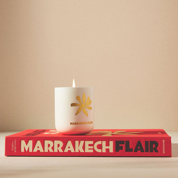 Marrakech Flair Candle <br> 
(H 10.2) cm