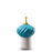 Turquoise Spire Candle 1001 Lights <br> 
Unbreakable Spirit <br> 
(H 13) cm