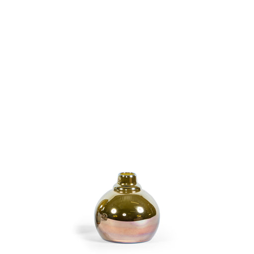 Soliflower Vase <br> Olive Luster <br> (Ø 10 x H 10) cm