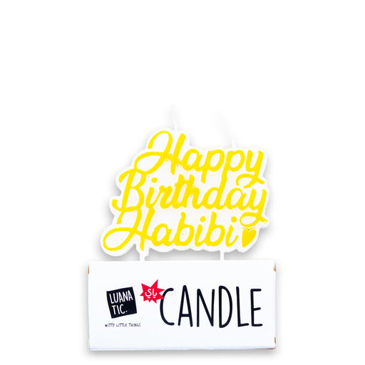 Happy Birthday Habibi <br> Candle