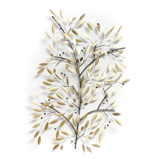 Olive Oak Flower Tree Branch <br> (L 90 x H 140) cm