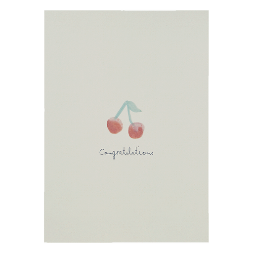 Greeting Card <br> Cherry <br> Congratulations