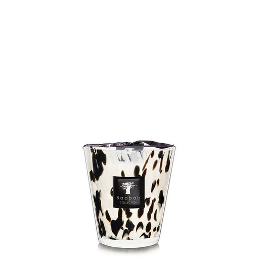 Pearls Black Candle <br> Rose and Ginger <br> (H 16) cm