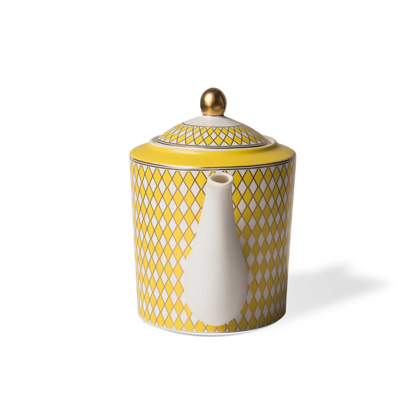 Chess Teapot <br> Yellow <br> 1.1 Liters