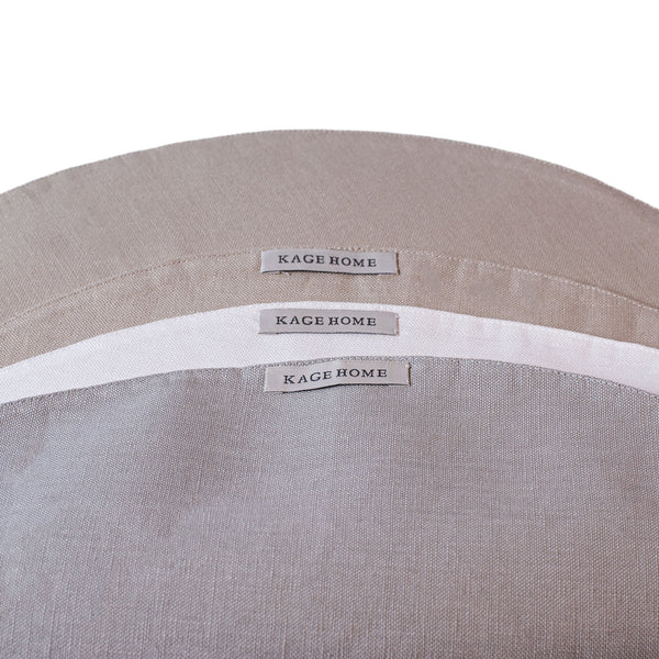 Round Placemat <br> Grey