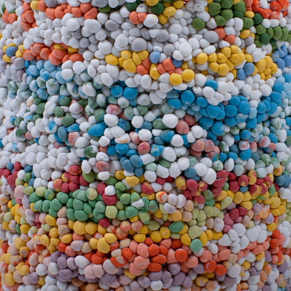Matt Bubble Gum Vase <br> (L 35 x W 33 x H 37.5) cm <br> Limited Edition