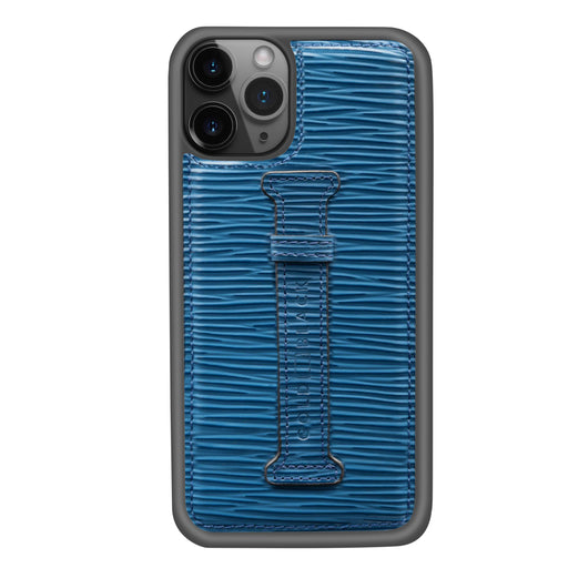 Unico Blue <br> iPhone 11 Pro Case <br> with Finger Holder