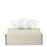 Soft Rectangular Tissue Box <br> Cream <br> (L 24.7 x W 12.7 x H 7.5) cm