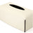 Soft Rectangular Tissue Box <br> Cream <br> (L 24.7 x W 12.7 x H 7.5) cm