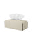 Soft Rectangular Tissue Box <br> Cream <br> (L 24.7 x W 12.7 x H 7.5) cm