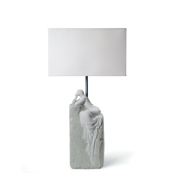 Meditating Woman II Table Lamp (UK) <br> (L 20 x W 30 x H 57) cm