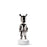The Guest Figurine <br> 
Silver <br> 
(L 19 x W 19 x H 52) cm