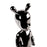 The Guest Figurine <br> 
Silver <br> 
(L 19 x W 19 x H 52) cm