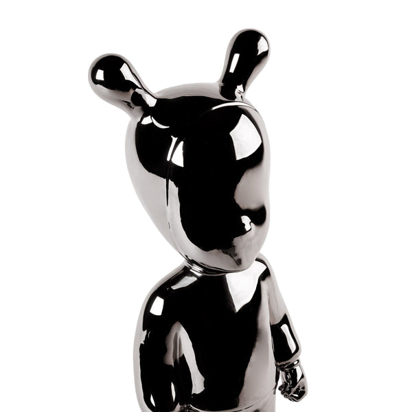 The Guest Figurine <br> 
Silver <br> 
(L 19 x W 19 x H 52) cm