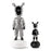 The Guest by Díaz-Faes Figurine <br> 
Black and White <br> 
Limited Edition <br> 
(L 11 x W 11 x H 30) cm