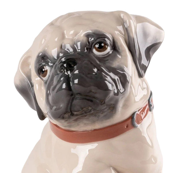 Puppie Pug Sculpture <br> 
(L 20 x W 20 x H 24) cm