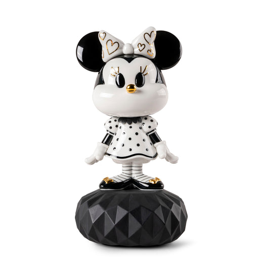 Minnie Mouse Sculpture <br> 
Black and White <br>
(L 15 x W 17 x H 31) cm