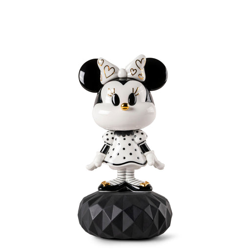 Minnie Mouse Sculpture <br> 
Black and White <br>
(L 15 x W 17 x H 31) cm