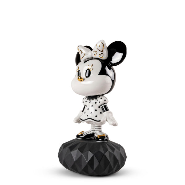 Minnie Mouse Sculpture <br> 
Black and White <br>
(L 15 x W 17 x H 31) cm