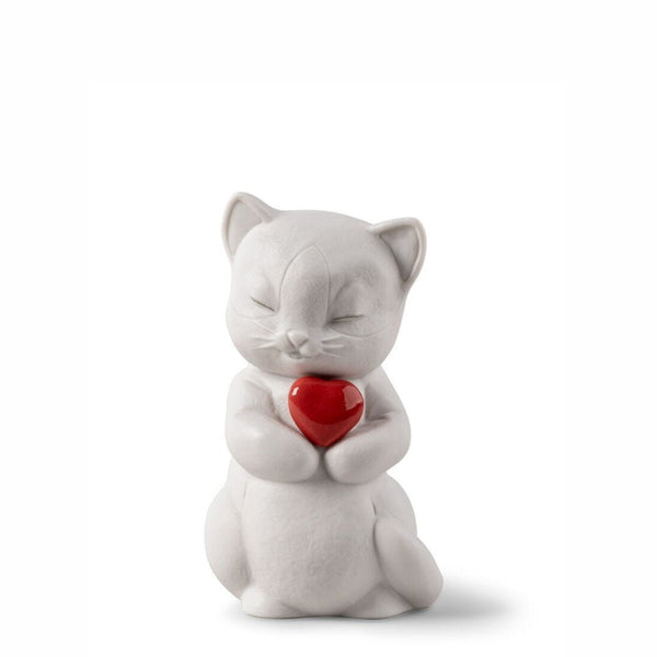 Whiskers Playful Kitten Figurine <br> 
(L 7 x W 7 x H 12) cm