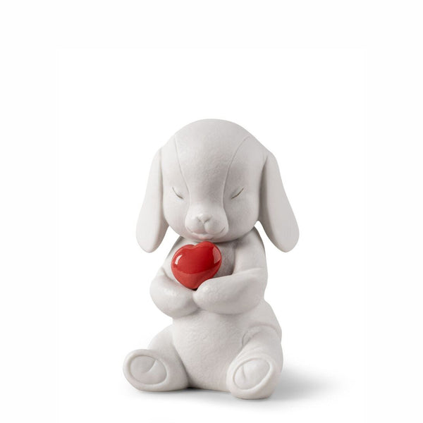 Buddy Caring Puppy Figurine <br> 
(L 8 x W 8 x H 13) cm