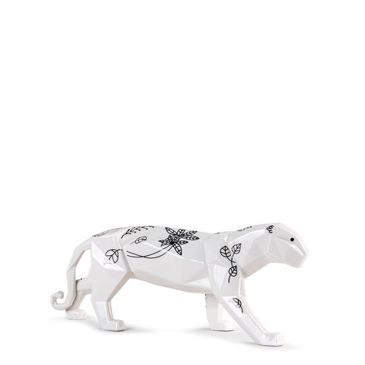 Jungle Panther Sculpture <br> 
(L 12 x W 50 x H 19) cm
