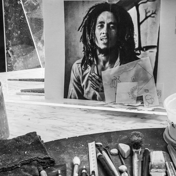 Bob Marley Sculpture <br> 
Limited Edition <br> 
(L 26 x W 30 x H 45) cm