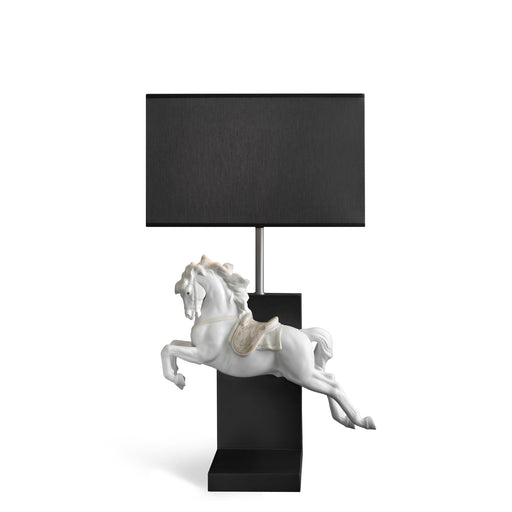 Horse on Pirouette Table Lamp (UK) <br> (L 23 x W 30 x H 53) cm