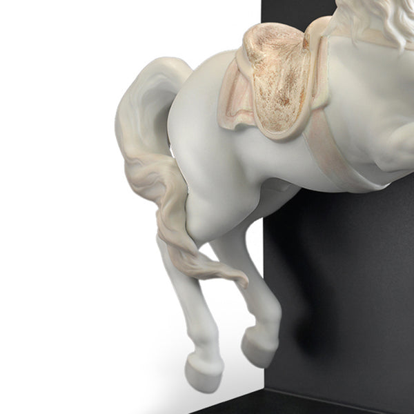 Horse on Courbette Table Lamp (UK) <br> (L 23 x W 30 x H 53) cm