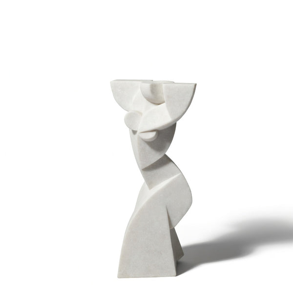 Marble Look Sculpture
<br> (L 26 x W 19 x H 51) cm