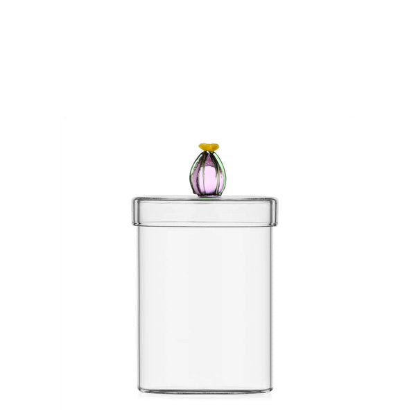 Desert Plants Box <br> 
Pink Flower Cactus <br> 
(Ø 10.8 x H 14) cm