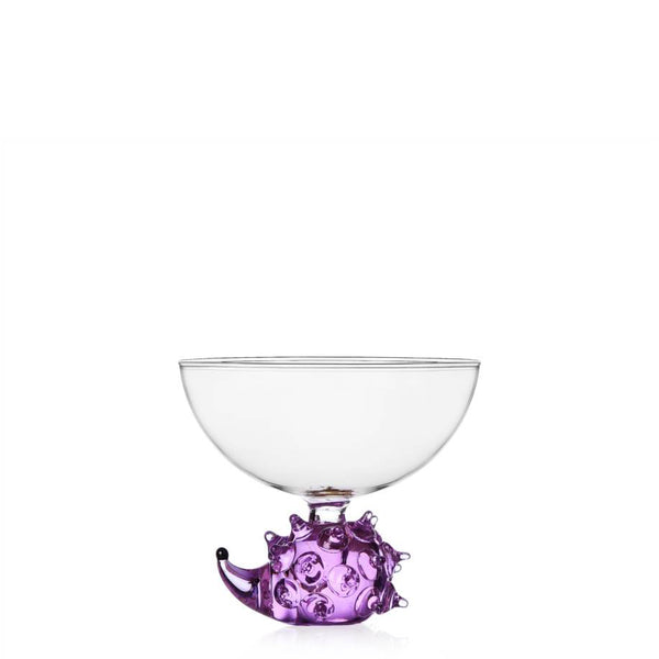 Animal Farm Bowl <br> 
Purple Hedgehog <br> 
(Ø 11 x H 9.5) cm