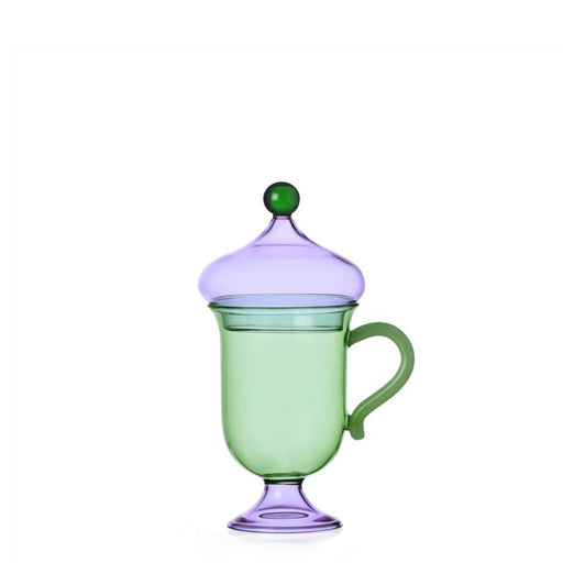 Sogni d'Oriente Mug <br> 
Green / Lilac <br> 
320 ml