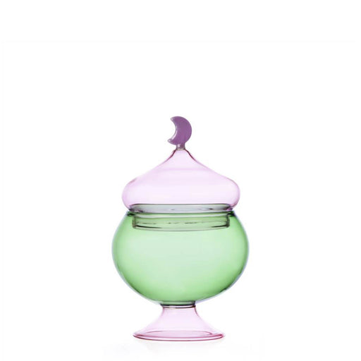 Sogni d'Oriente Box <br> 
Green / Pink <br> 
(Ø 11.5 x H 19) cm