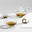 Kamakura Teacup with Saucer <br> 
Clear <br> 
450 ml