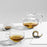 Kamakura Coffee Cup with Saucer <br> 
Clear <br> 
160 ml