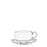 Kamakura Coffee Cup with Saucer <br> 
Clear <br> 
160 ml