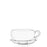 Kamakura Teacup with Saucer <br> 
Clear <br> 
450 ml