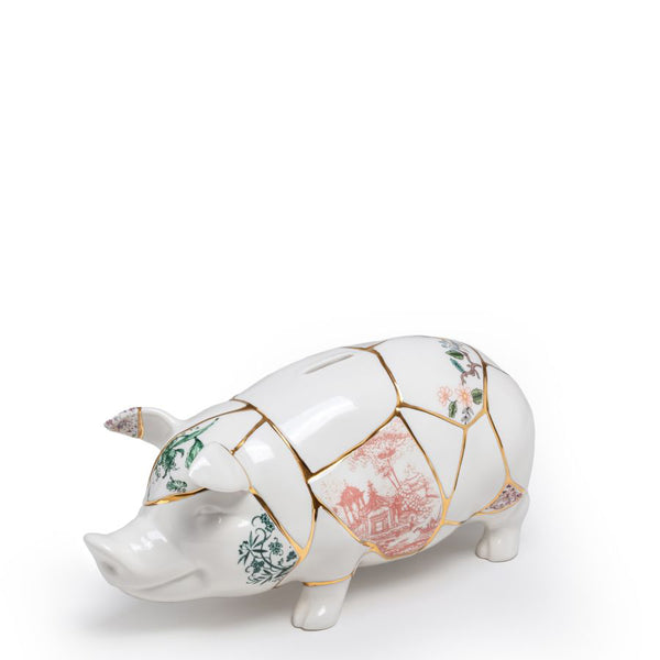 Kintsugi Piggy Bank <br> (L 31.5 x W 13 x H 14.5) cm