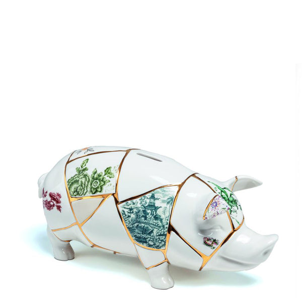 Kintsugi Piggy Bank <br> (L 31.5 x W 13 x H 14.5) cm