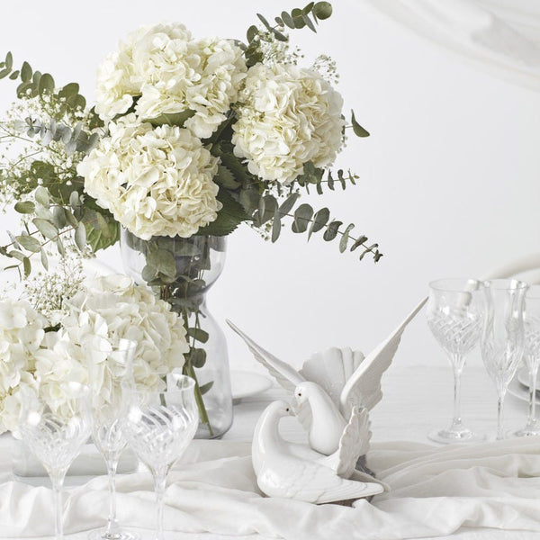 Love Nest Doves Figurine <br> 
(L 22 x W 25 x H 24) cm