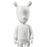 The Guest Figurine <br> 
White <br> 
(L 11 x W 11 x H 30) cm
