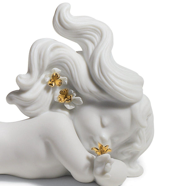 Day Dreaming at Sea Mermaid Figurine <br> 
(L 5 x W 12 x H 10) cm