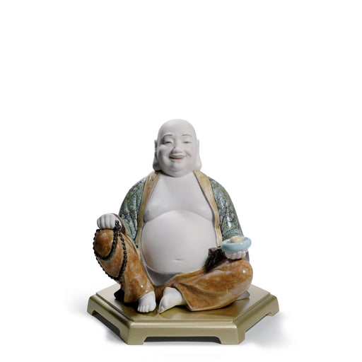 Happy Buddha Figurine <br> 
(L 16 x W 18 x H 21) cm