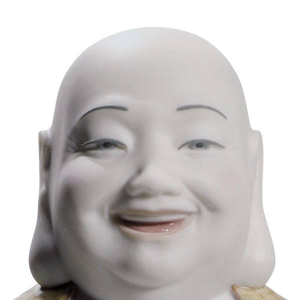 Happy Buddha Figurine <br> 
(L 16 x W 18 x H 21) cm