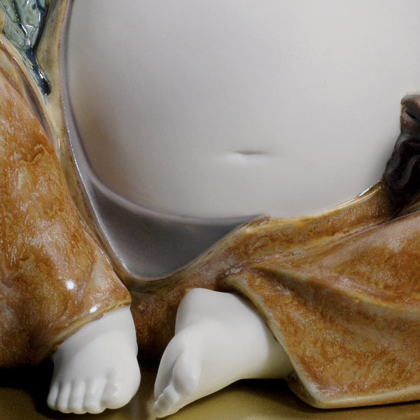 Happy Buddha Figurine <br> 
(L 16 x W 18 x H 21) cm