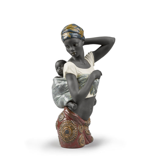 African Bond Mother Figurine <br> 
(L 20 x W 20 x H 38) cm